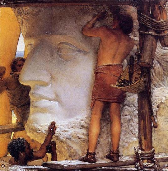 Sir Lawrence Alma-Tadema,OM.RA,RWS Sculptors in Ancient Rome